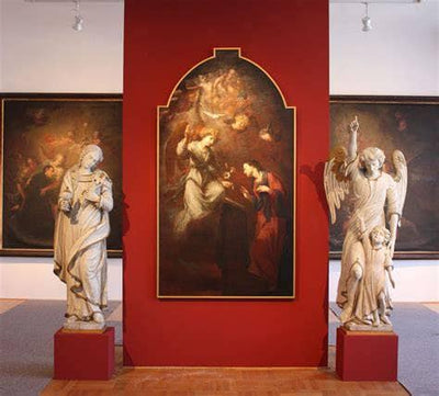 Annuciation of Holy Virgin Mary by Karel Å kréta — oil painting reproduction