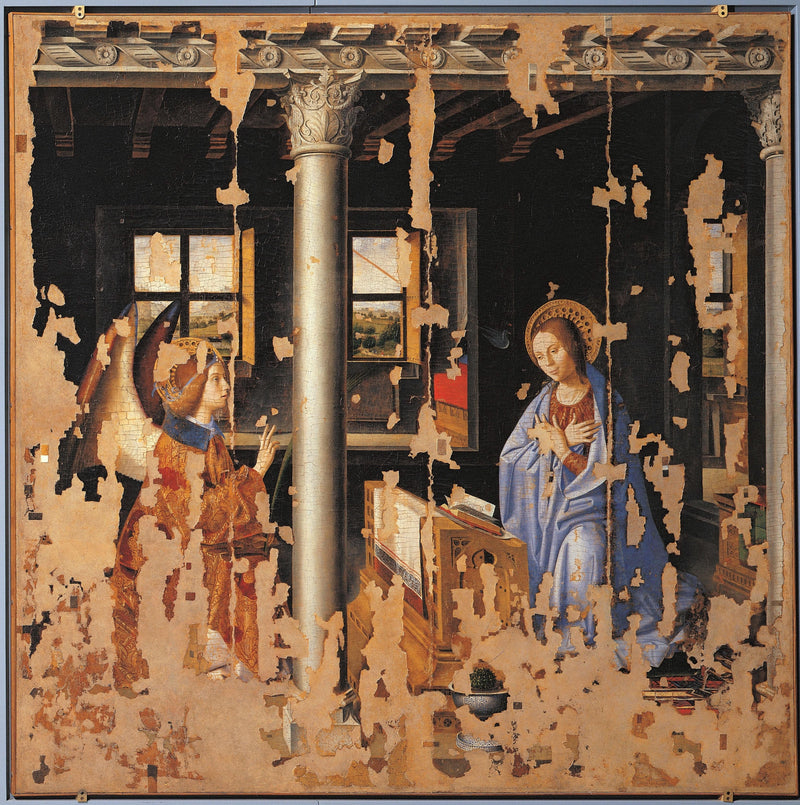Annunciation on gallery wrap