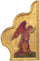 Annunciation. Archangel Gabriel. in entryway