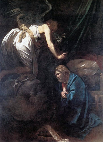 Annunciation in master bedroom