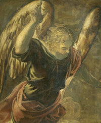 Annunciation the Angel by Tintoretto — hand-painted cultural oil painting reproduction on canvas