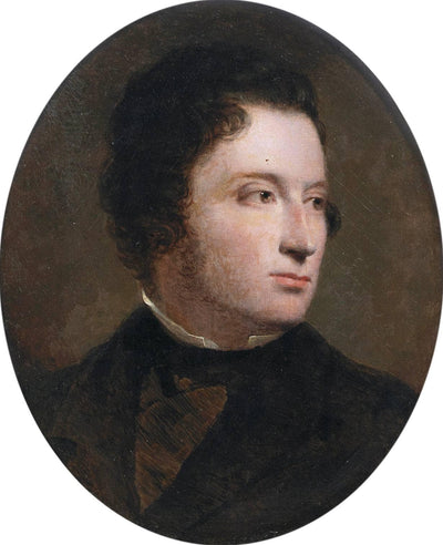 Anthony Sandys, the Artist's Father in dining room