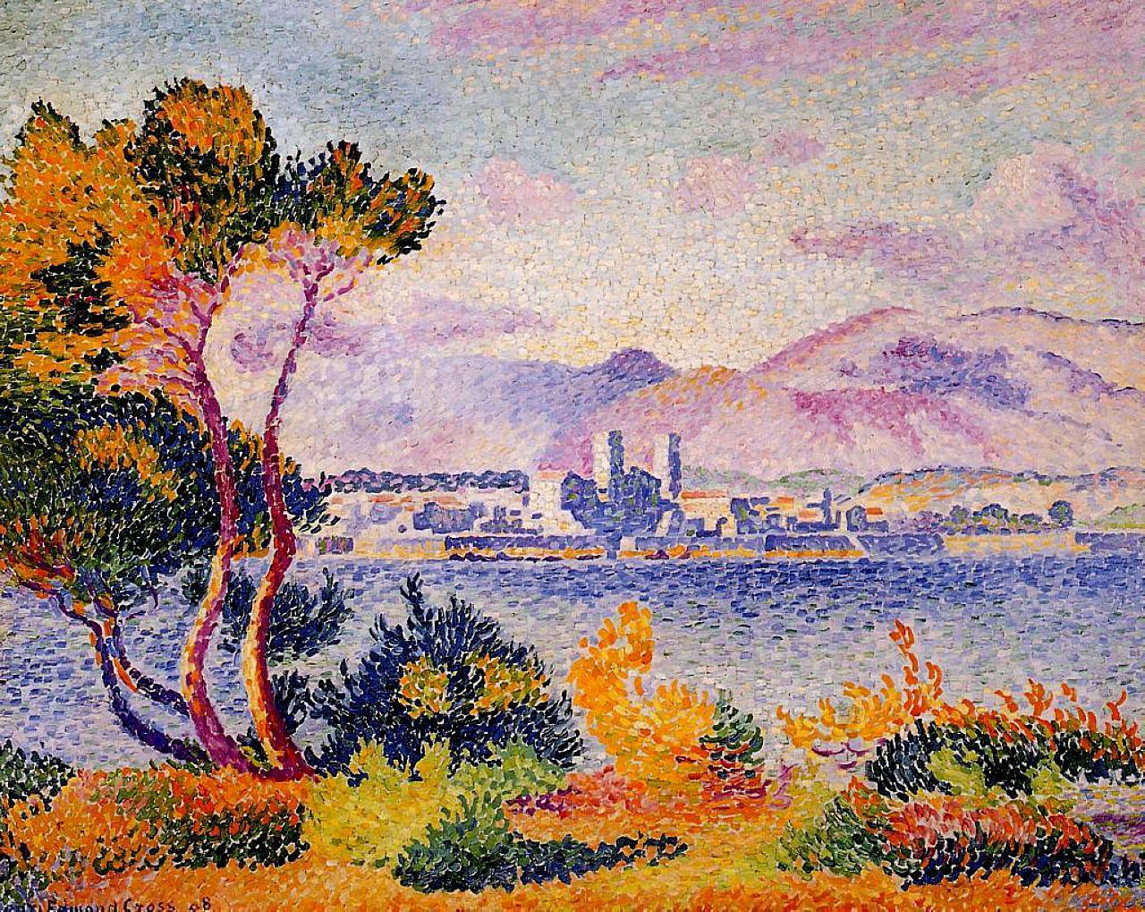 Antibes, Afternoon - Henri-Edmond Cross