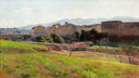 Antignano by Elin Danielson-Gambogi — hand-painted landscape oil painting reproduction on canvas