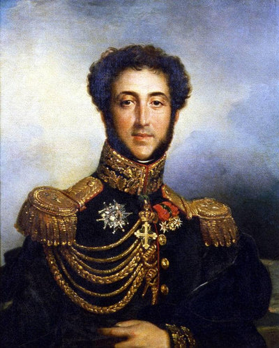 Antoine 9th Duke of Gramont, (1789-1855), Prince of Bidache, Grand Officer of the Légion D'honneur, Knight of Saint Louis, Grand Cross of the Royal Order of Saint Maurice and Saint Lazare, Lieutenant General of the King's Army in master bedroom