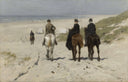 Morning Ride on the Beach by Anton Mauve — group oil painting wall art, Realism