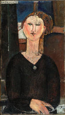 Antonia by Amedeo Modigliani — male oil painting wall art, Expressionism