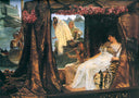 Antony and Cleopatra by Sir Lawrence Alma-Tadema — religious oil painting wall art, Romanticism
