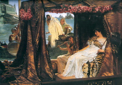 Antony and Cleopatra in master bedroom