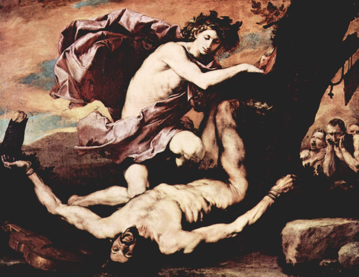 Apollo and Marsyas by Jusepe de Ribera — hand-painted abstract oil painting reproduction on canvas