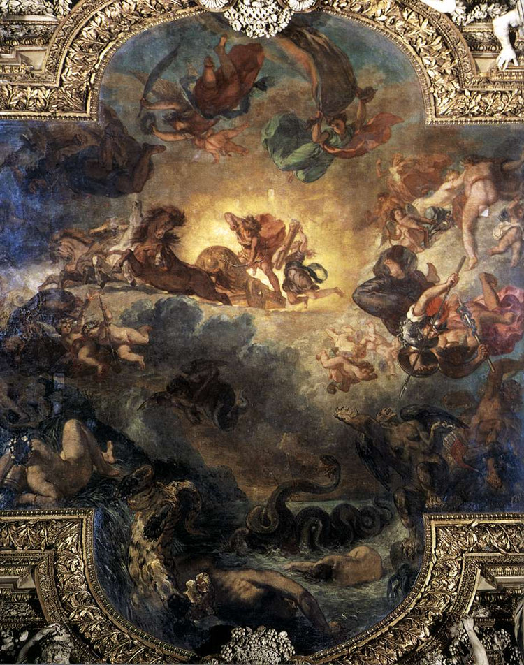 Apollo Slays Python - Eugene Delacroix