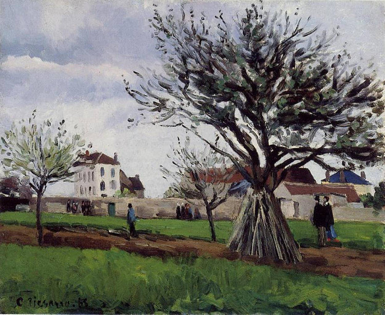 Apple Trees at Pontoise - Camille Pissarro