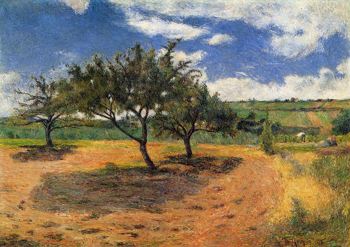 Apple-Trees in Blossom - Paul Gauguin