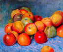 Apples by Federico Zandomeneghi — fruit oil painting wall art, Impressionism