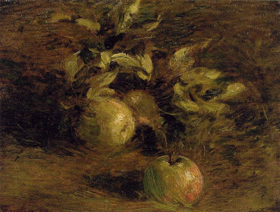 Apples by Henri Fantin-Latour — hand-painted still oil painting reproduction on canvas