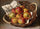 Apples in a basket in entryway