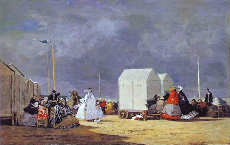 Approaching Storm by Eugene Boudin — hand-painted cultural oil painting reproduction on canvas