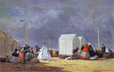 Approaching Storm by Eugene Boudin — hand-painted cultural oil painting reproduction on canvas