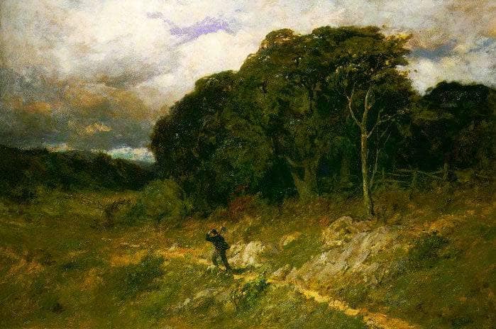 Approaching Storm by Edward Mitchell Bannister — hand-painted botanical oil painting reproduction on canvas