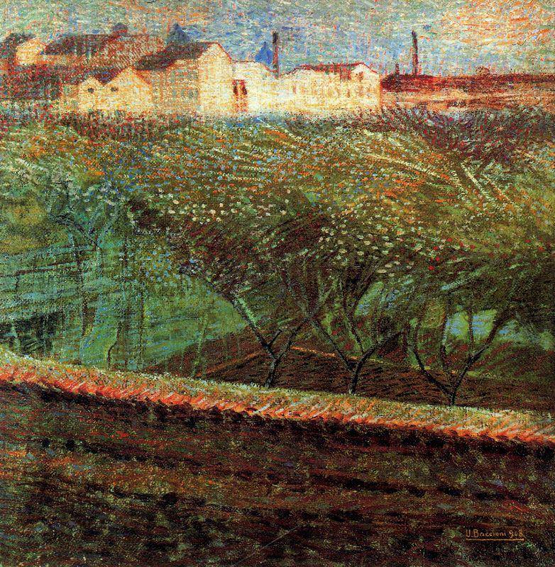 April Evening - Umberto Boccioni