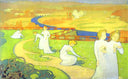 April by Maurice Denis — hand-painted abstract oil painting reproduction on canvas