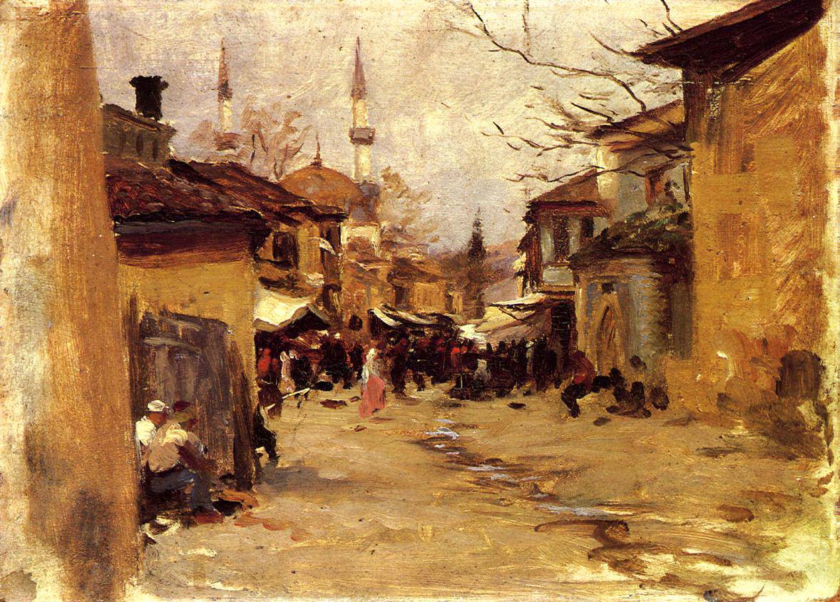 Arab Street Scene - John Singer Sargent