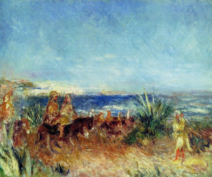 Arabs by the Sea by Pierre-Auguste Renoir — hand-painted landscape oil painting reproduction on canvas