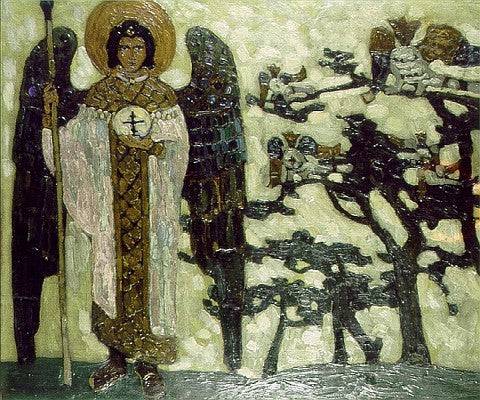 Archangel (Study to "Treasures of angels") - Nicholas Roerich