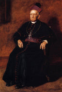 Archbishop William Henry Elder by Thomas Eakins — male oil painting wall art, Realism