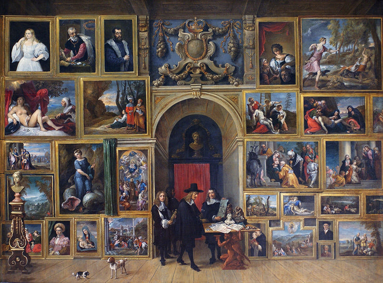 Archduke Leopold Wilhelm of Austria in his Gallery - David Teniers the Younger