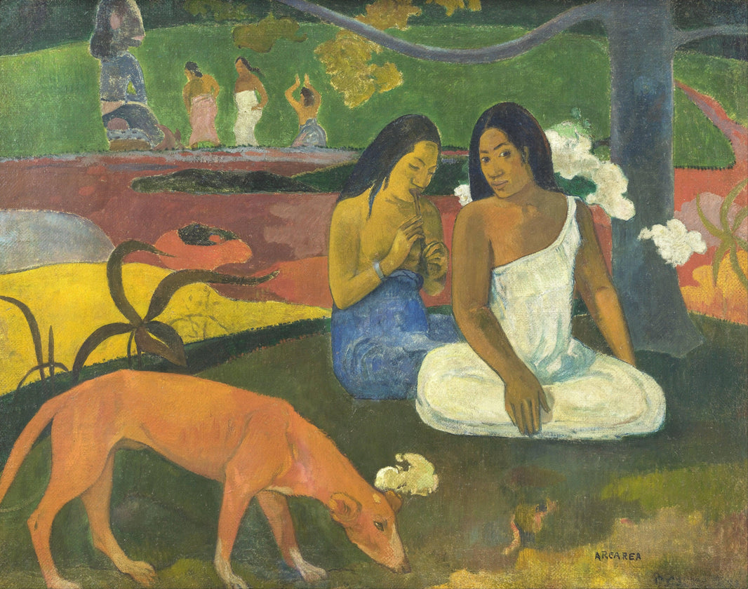 Arearea I by Paul Gauguin — hand-painted abstract oil painting reproduction on canvas
