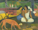 Arearea I by Paul Gauguin — group oil painting wall art, Post Impressionism