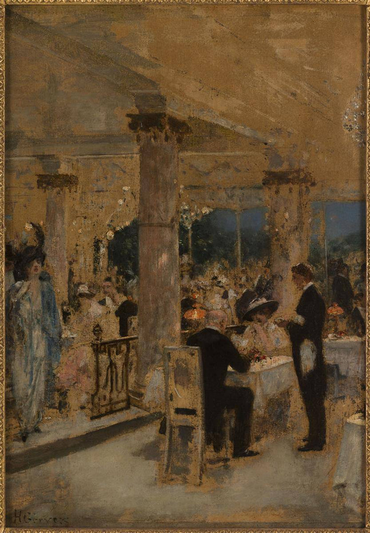 Armenonville, the evening of the Grand-Prix - Henri Gervex