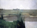 Arques-la-Bataille by John Henry Twachtman — seascapes oil painting wall art, Impressionism