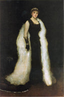Arrangement in Black by James McNeill Whistler — hand-painted portrait oil painting reproduction on canvas