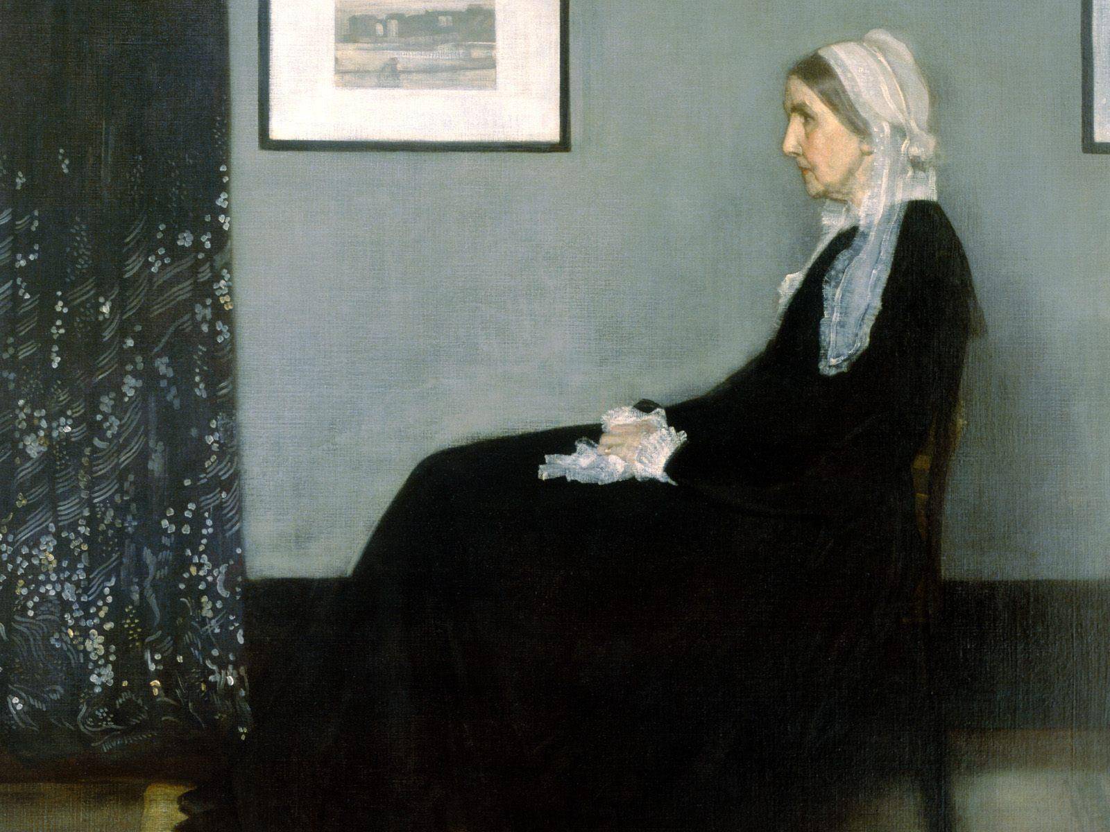 Arrangement in Grey and Black No.1, Portrait of the Artist's Mother - James McNeill Whistler