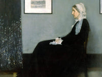 Arrangement in Grey and Black No.1, Portrait of the Artist's Mother by James McNeill Whistler — hand-painted portrait oil painting reproduction on canvas