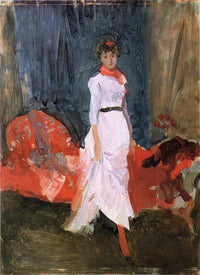 Arrangement in Pink, Red and Purple by James McNeill Whistler — hand-painted portrait oil painting reproduction on canvas