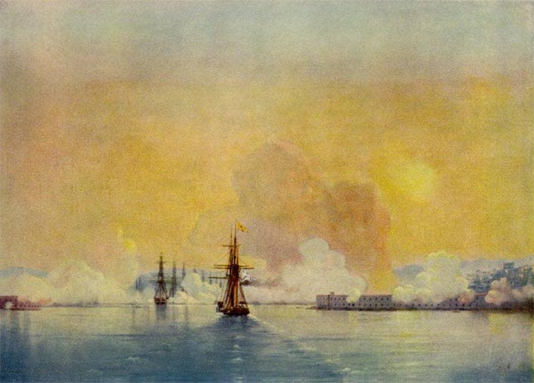 Arrival into Sevastopol Bay by Ivan Aivazovsky — hand-painted landscape oil painting reproduction on canvas