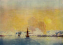 Arrival into Sevastopol Bay by Ivan Aivazovsky — ships oil painting wall art, Romanticism