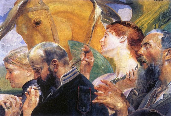 Art by Jacek Malczewski — hand-painted portrait oil painting reproduction on canvas