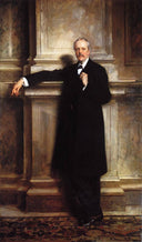 Arthur James Balfor by John Singer Sargent — male oil painting wall art, Realism