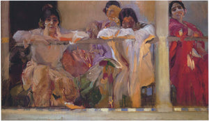 Artist's Patio, Cafe Novedades, Seville - Joaquín Sorolla