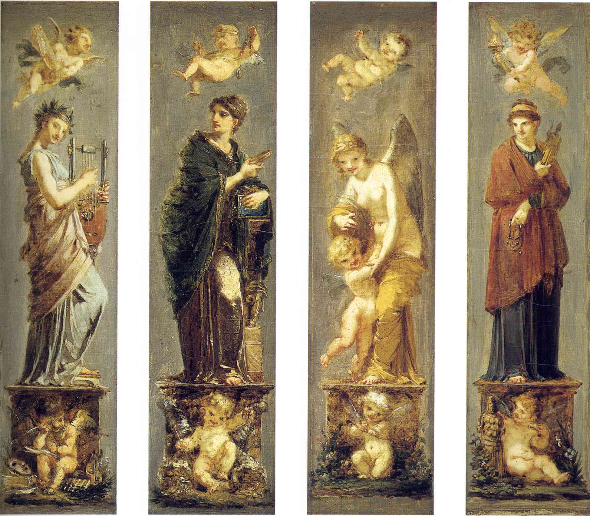 Arts, Wealth, Pleasure and Philosophy - Pierre-Paul Prud'hon