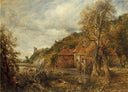 Arundel Mill and Castle by John Constable — hand-painted botanical oil painting reproduction on canvas