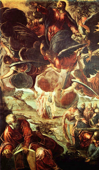 Ascension of Christ by Tintoretto — hand-painted cultural oil painting reproduction on canvas