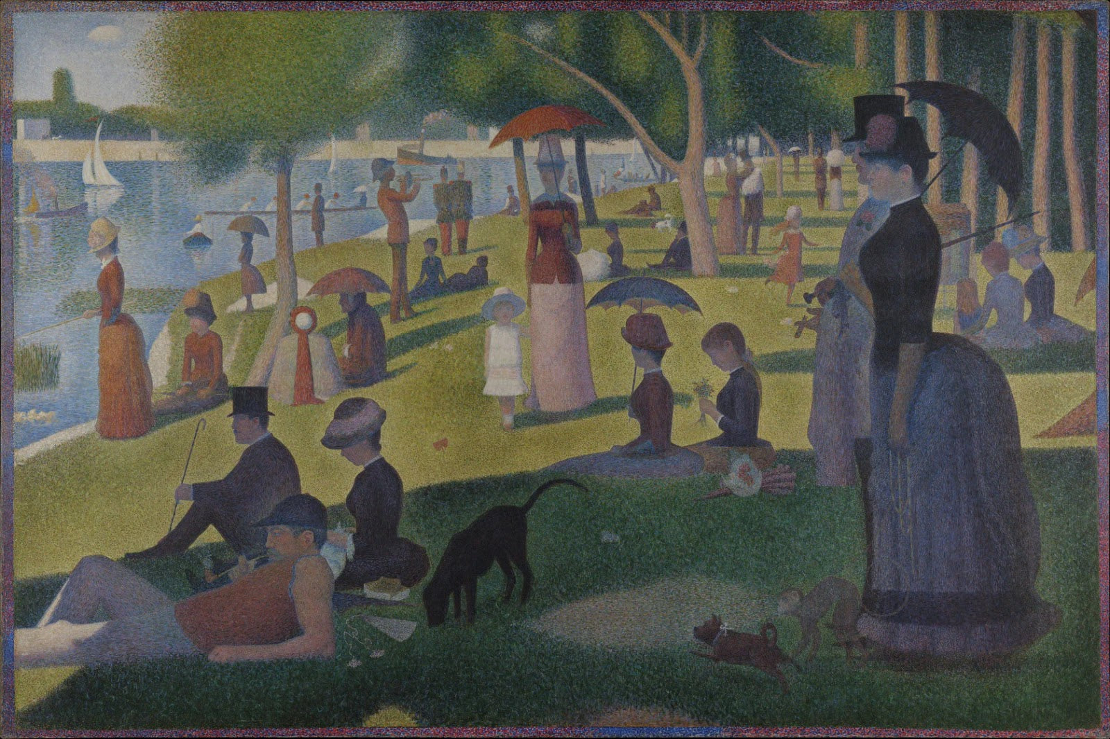 Georges Seurat, A Sunday on La Grande Jatte, 1884–1886