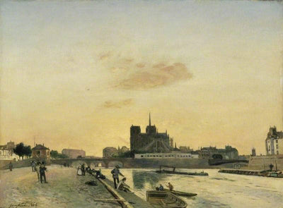 View of Notre-Dame, Paris in bedroom