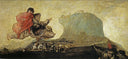 Asmodea / Fantastic Vision by Francisco Goya, fantasy oil painting wall art, Romanticism