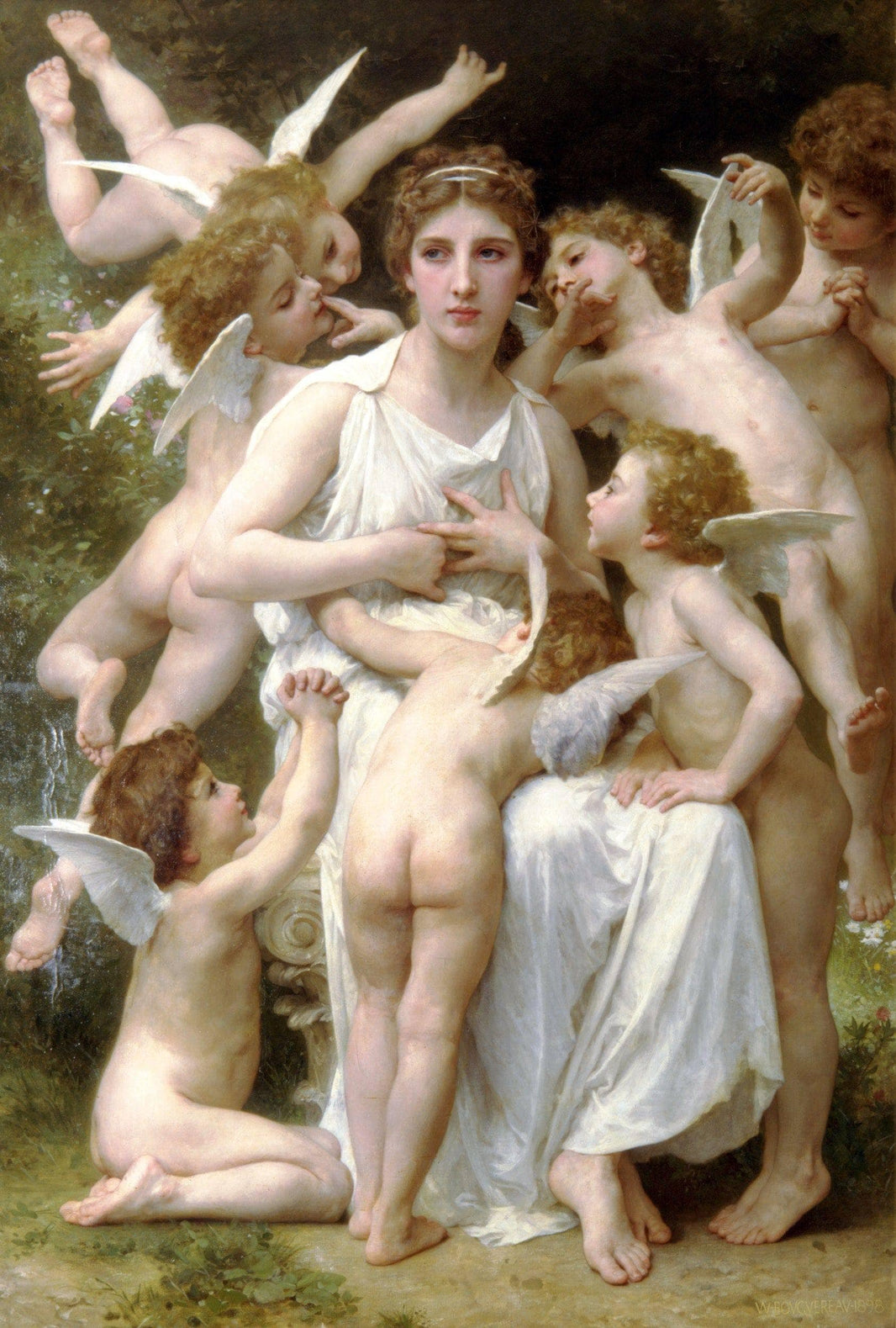 Assault by William-Adolphe Bouguereau — hand-painted cultural oil painting reproduction on canvas